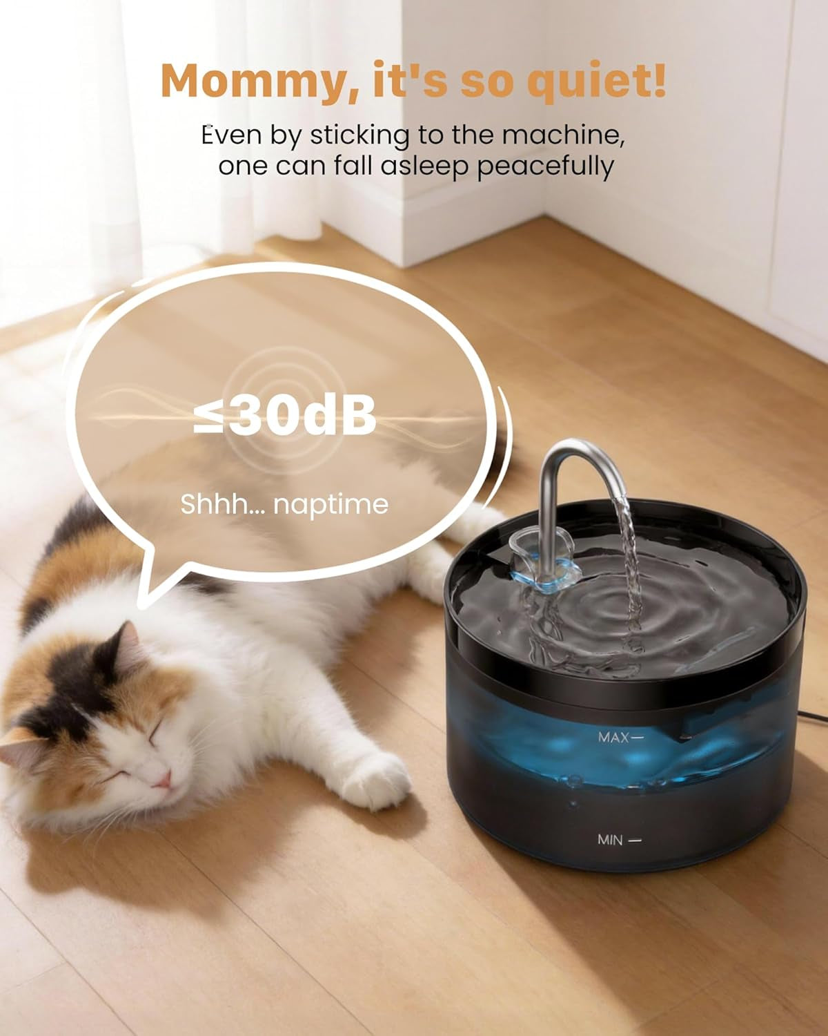 Cat Water Fountain: Dog Bowl Fountains - Automatic Pet Dispenser