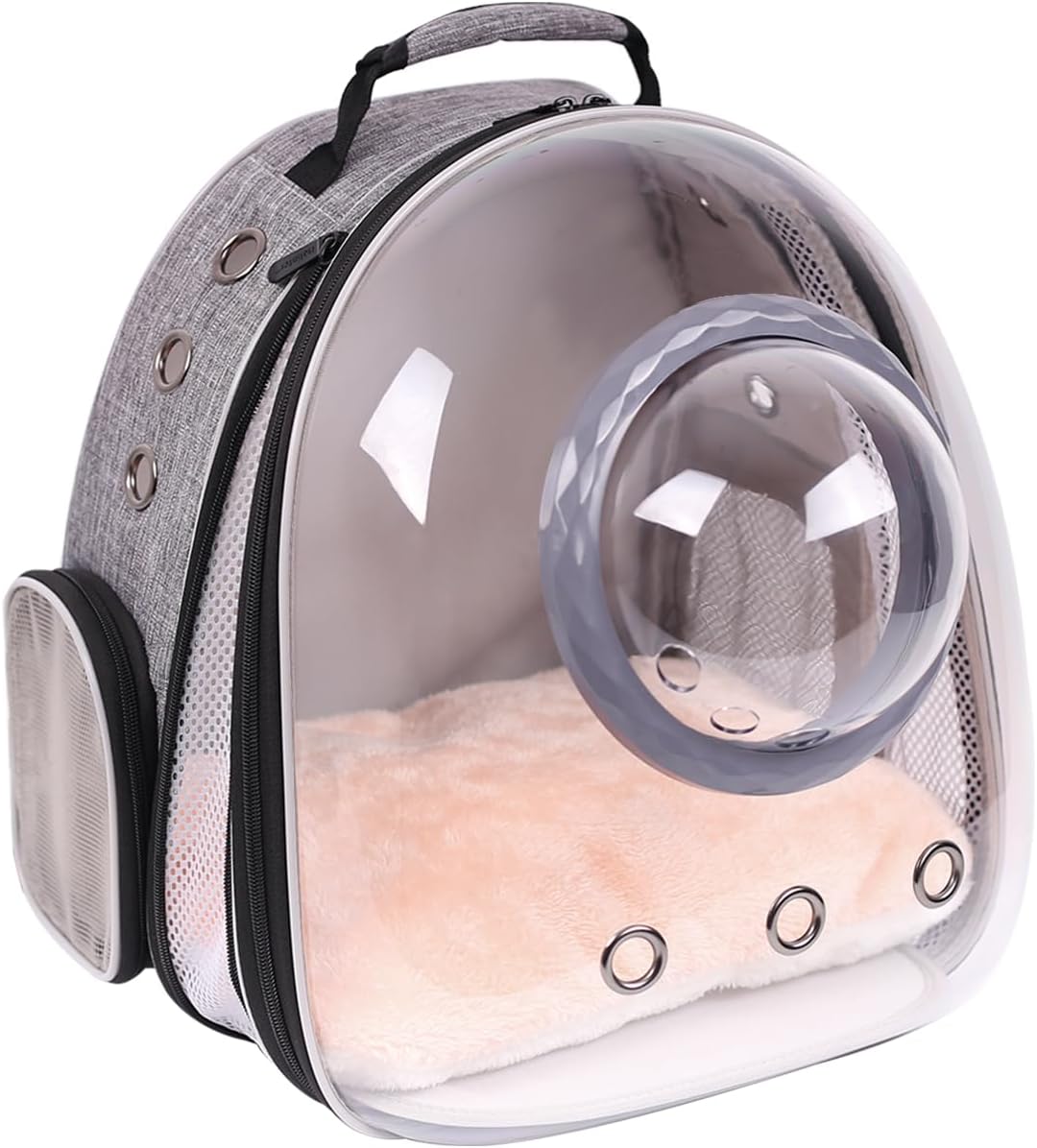 Cat Bubble Backpack Carrier, Space Capsule Astronaut Clear Pet Backpack Carrier for Cat and Small Puppy (Green)